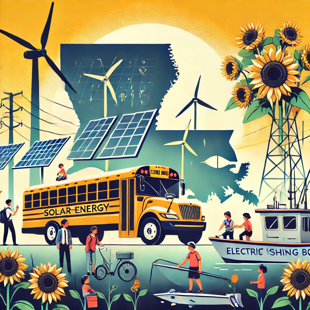 Renewable energy initiatives in Louisiana